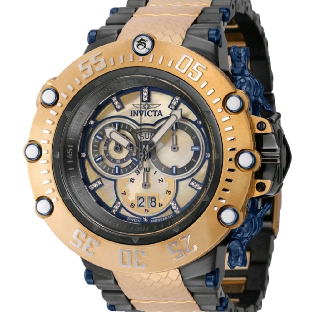 VERY RARE INVICTA SUBAQUA NOMA V11 SHUTTER SWISS DIAMOND WATCH MODEL# 39949